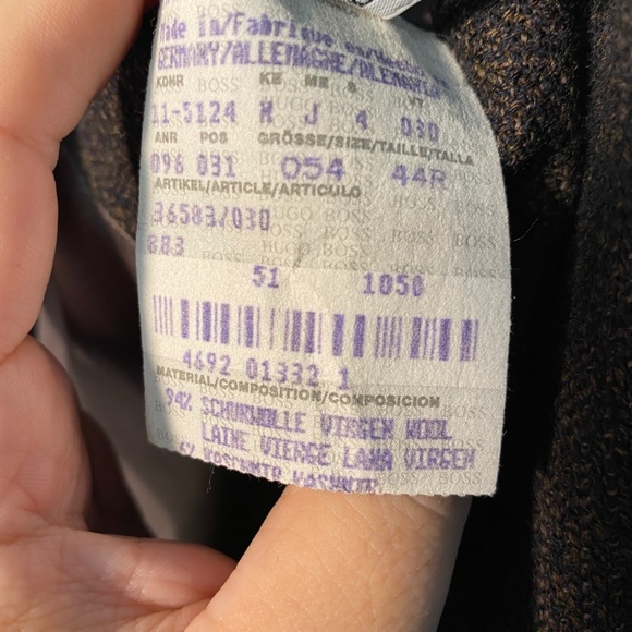 Hugo Boss Brown 44R Wool Sport Coat - Picture 8 of 15